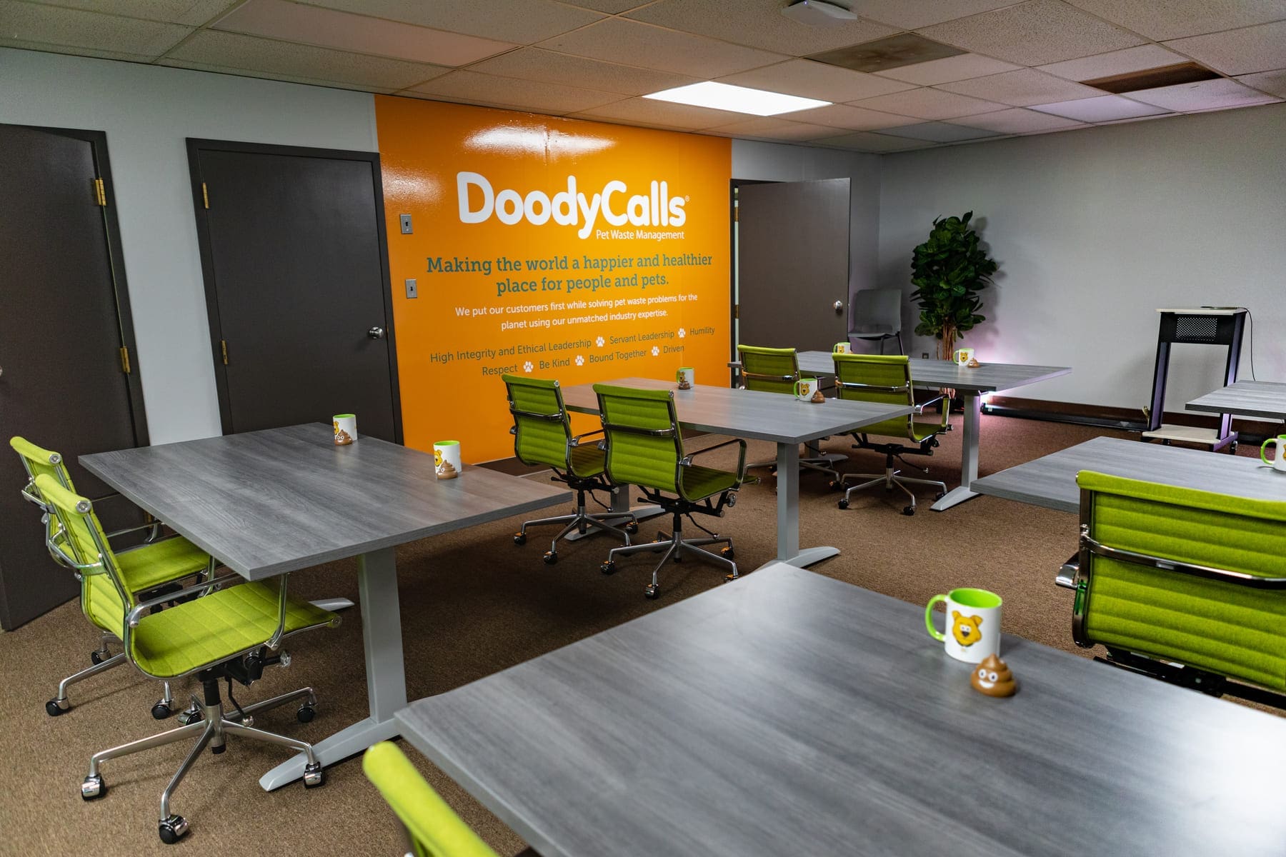 DoodyCalls training room facility